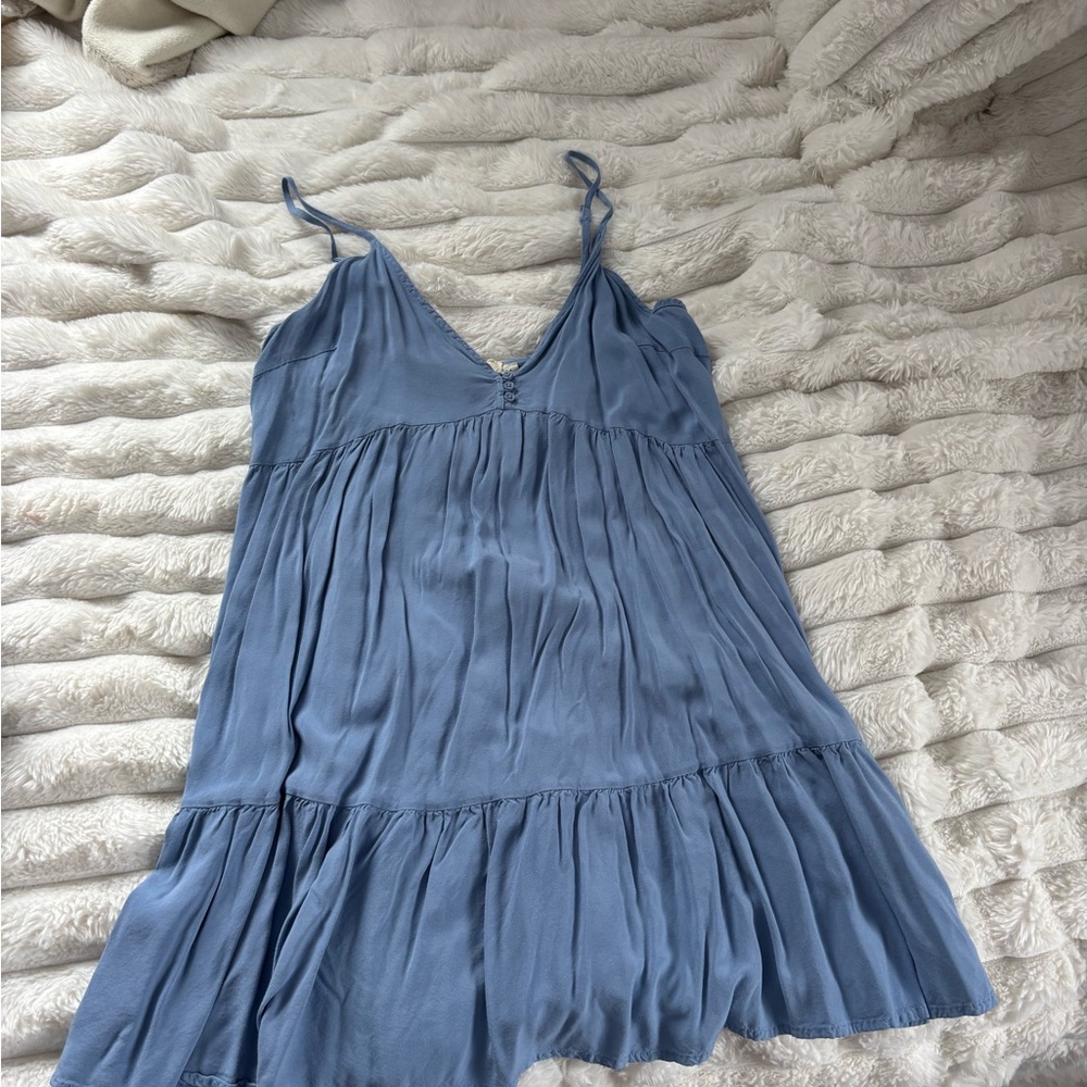 Blue Babydoll Dress